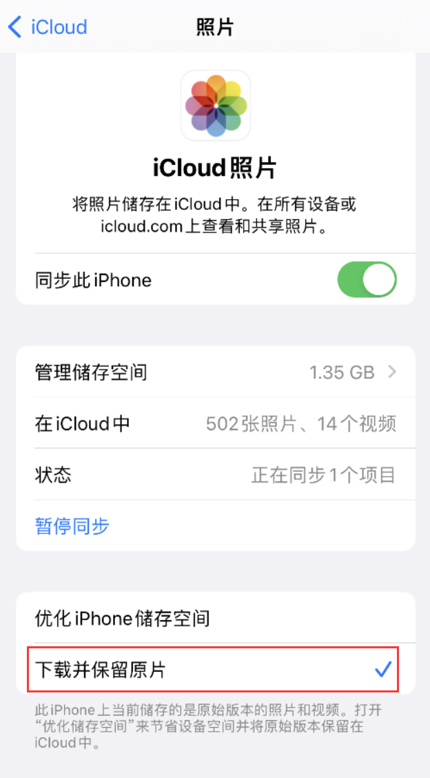 邱县苹果手机维修分享iPhone 无法加载高质量照片怎么办 